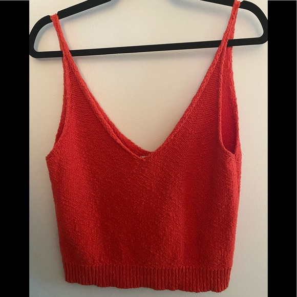 Zara | Tops | Zara Knit Crop Top | Poshmark